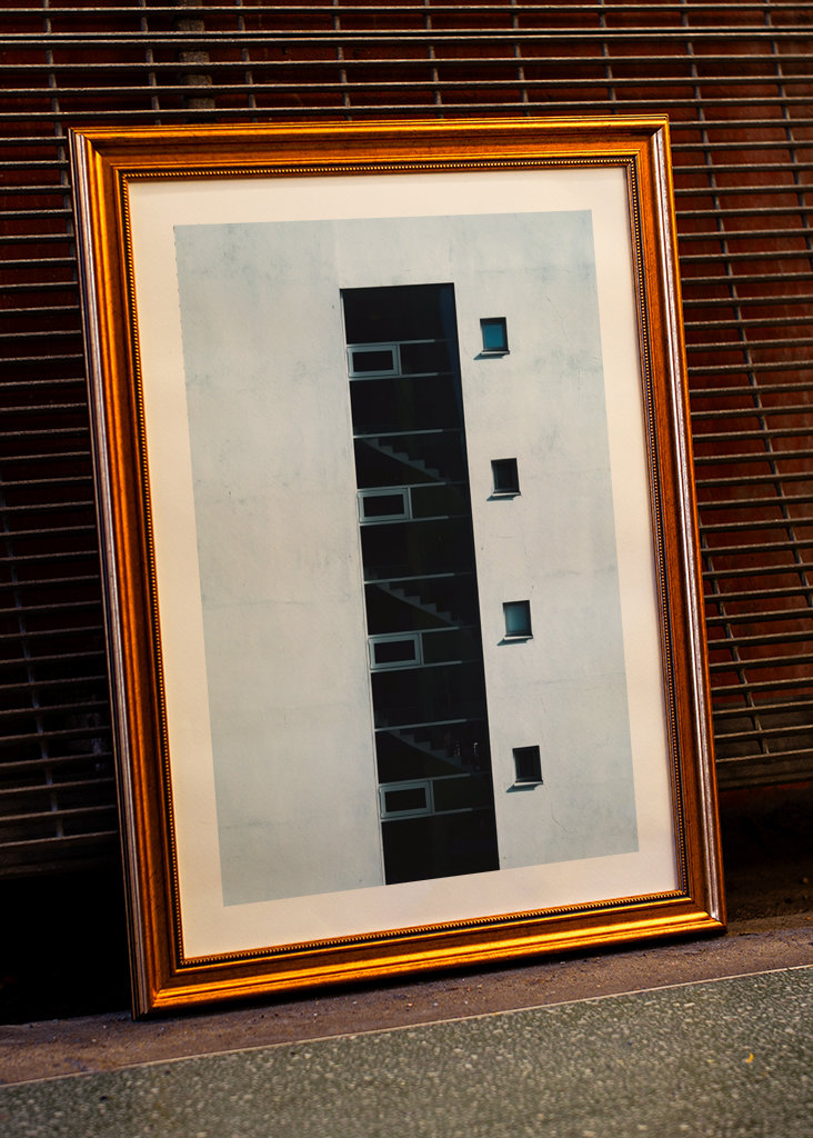 Symmetric white house