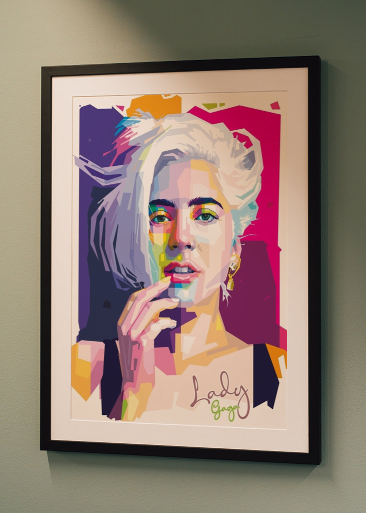 Lady gaga Popart Style