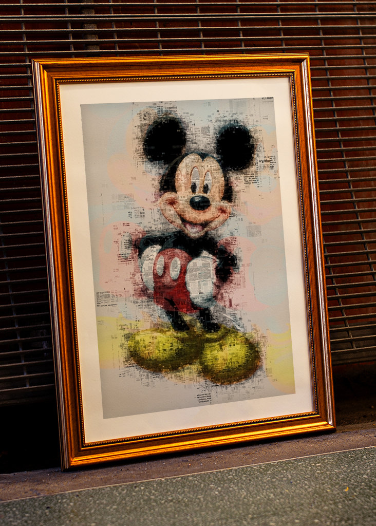 Mickey Newspaper