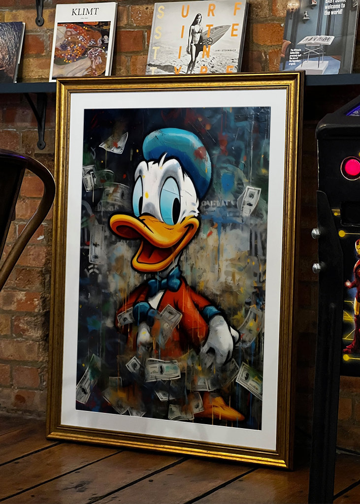 Donald Duck with Money