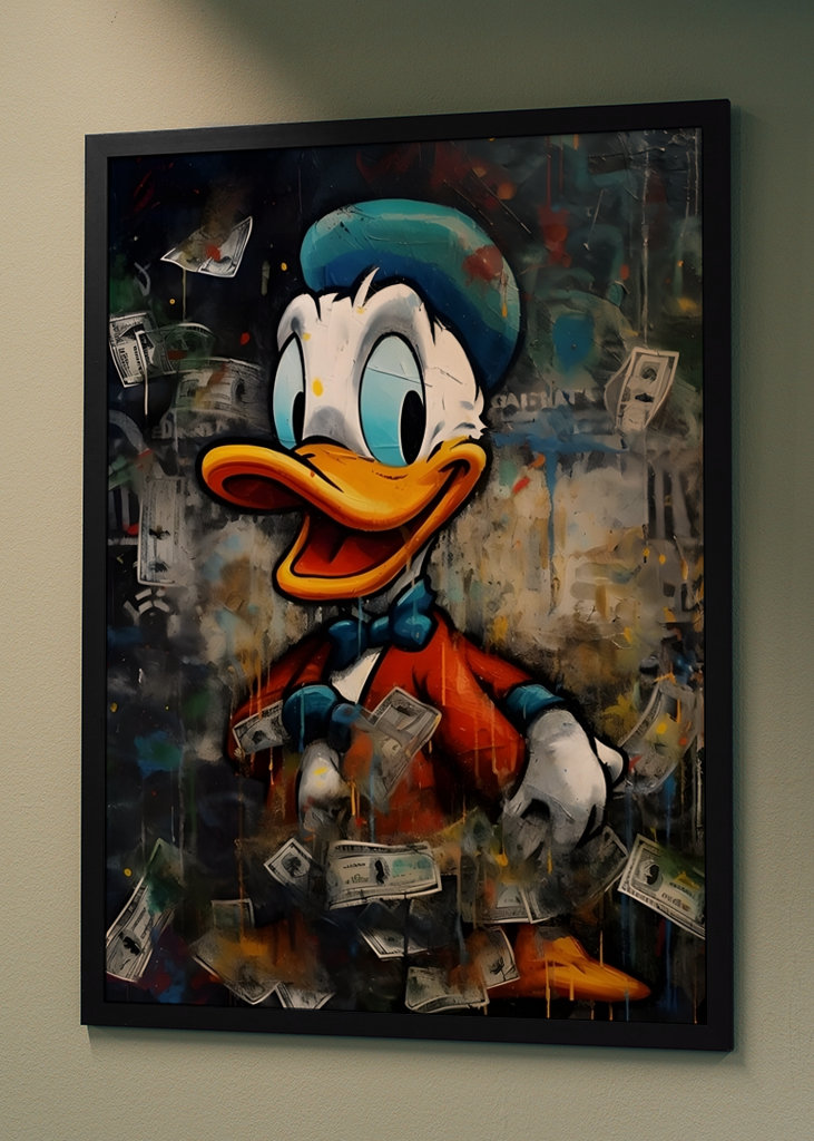 Donald Duck with Money