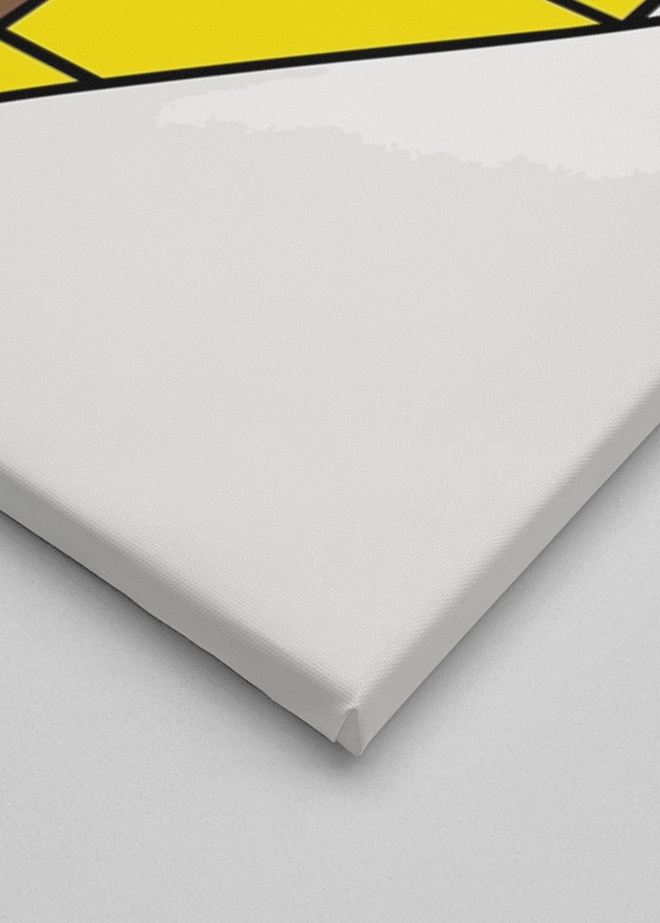 Mondriaan kleurrijk hart