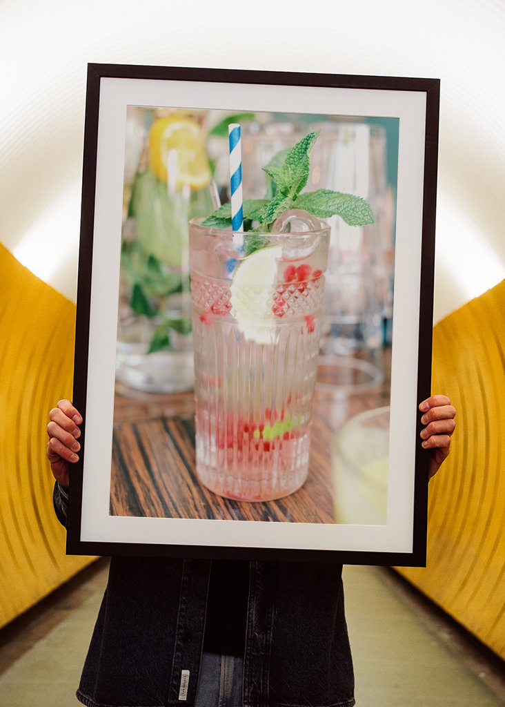 Glass of Fresh Fruit Lemonade