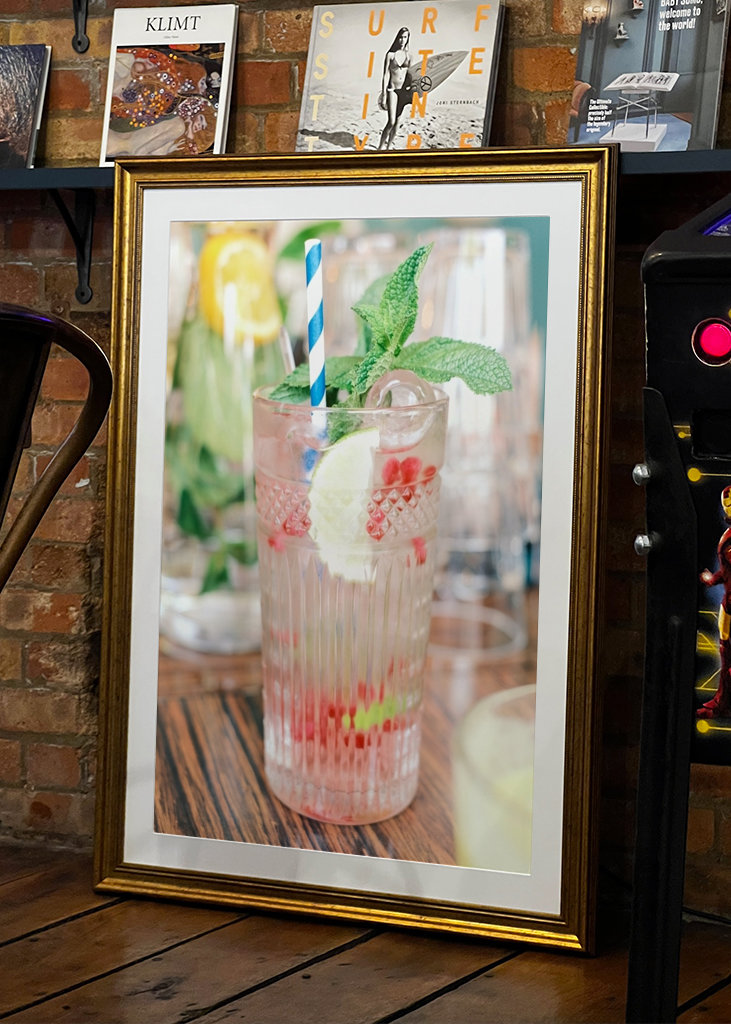 Glass of Fresh Fruit Lemonade