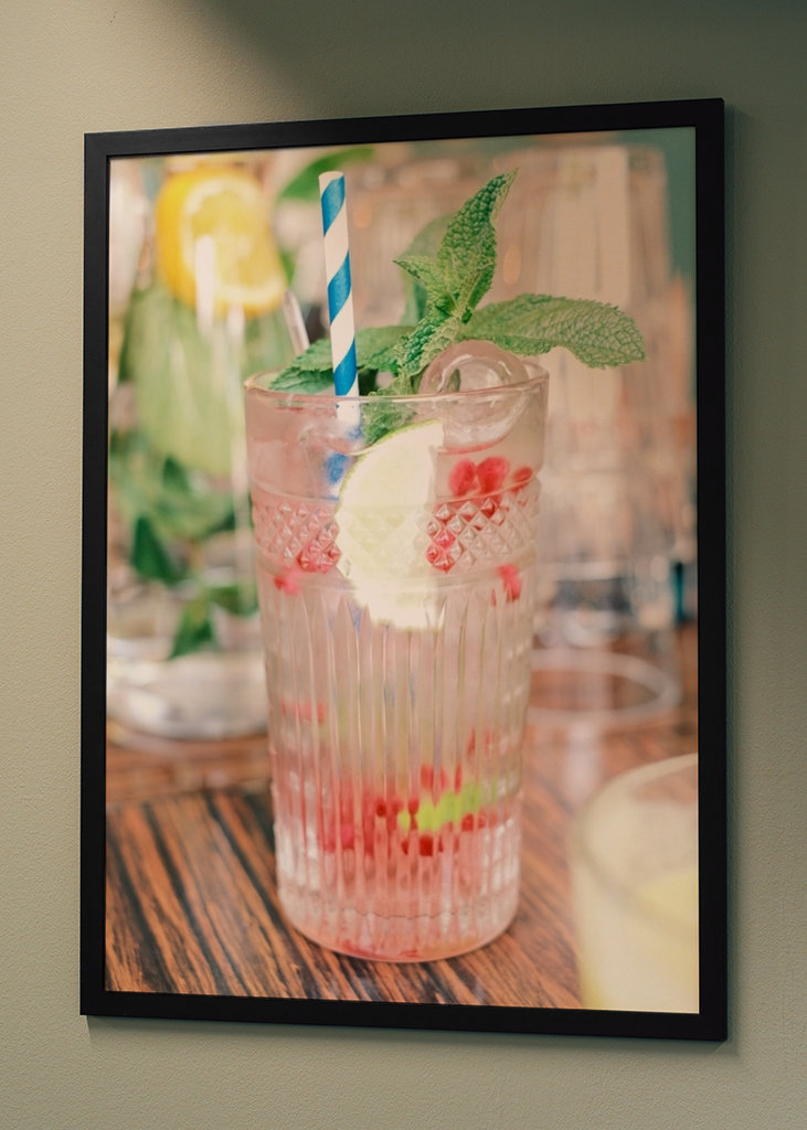 Glass of Fresh Fruit Lemonade