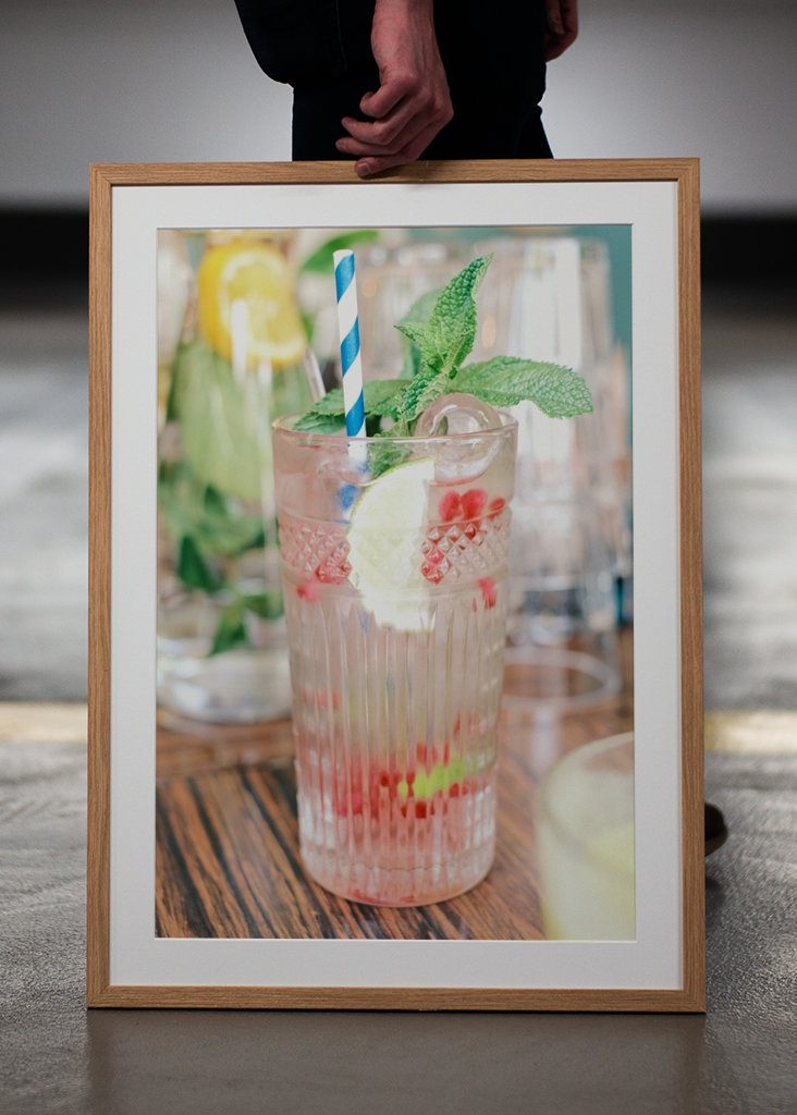 Glass of Fresh Fruit Lemonade