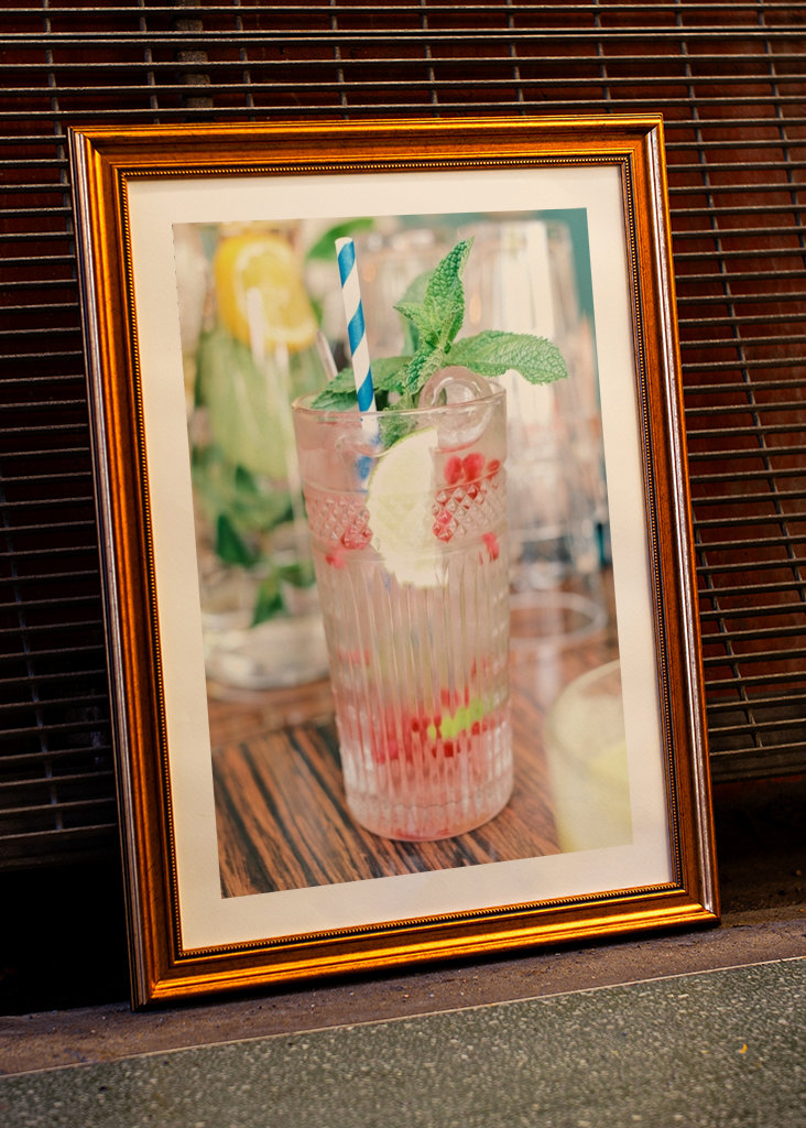 Glass of Fresh Fruit Lemonade