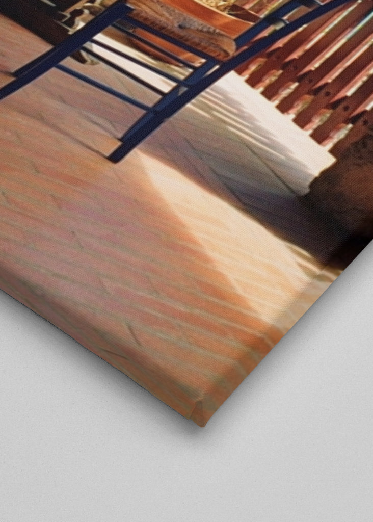 Lake and mountain view terrace