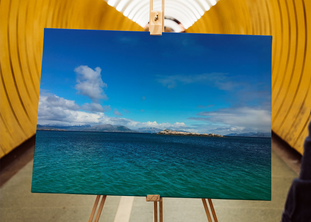 Sea view in Lofoten, Norway