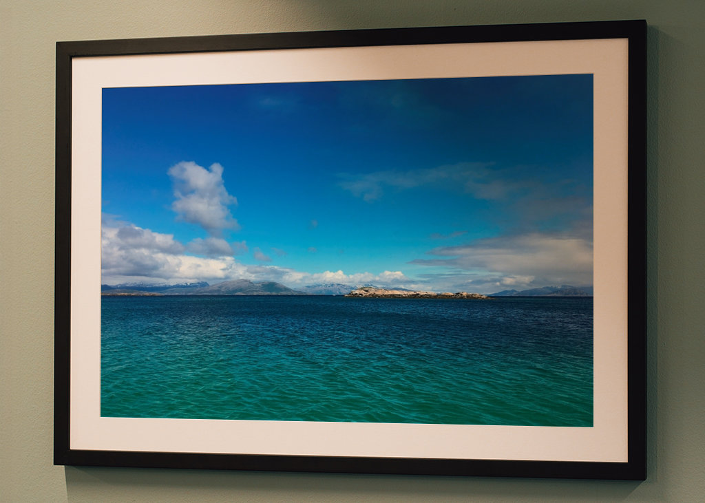 Sea view in Lofoten, Norway