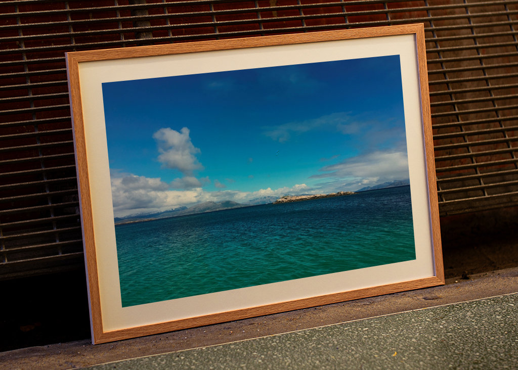 Sea view in Lofoten, Norway