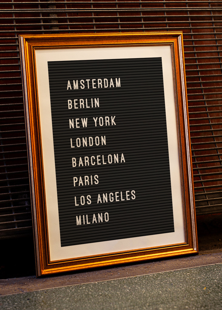 Letterboard Byer World
