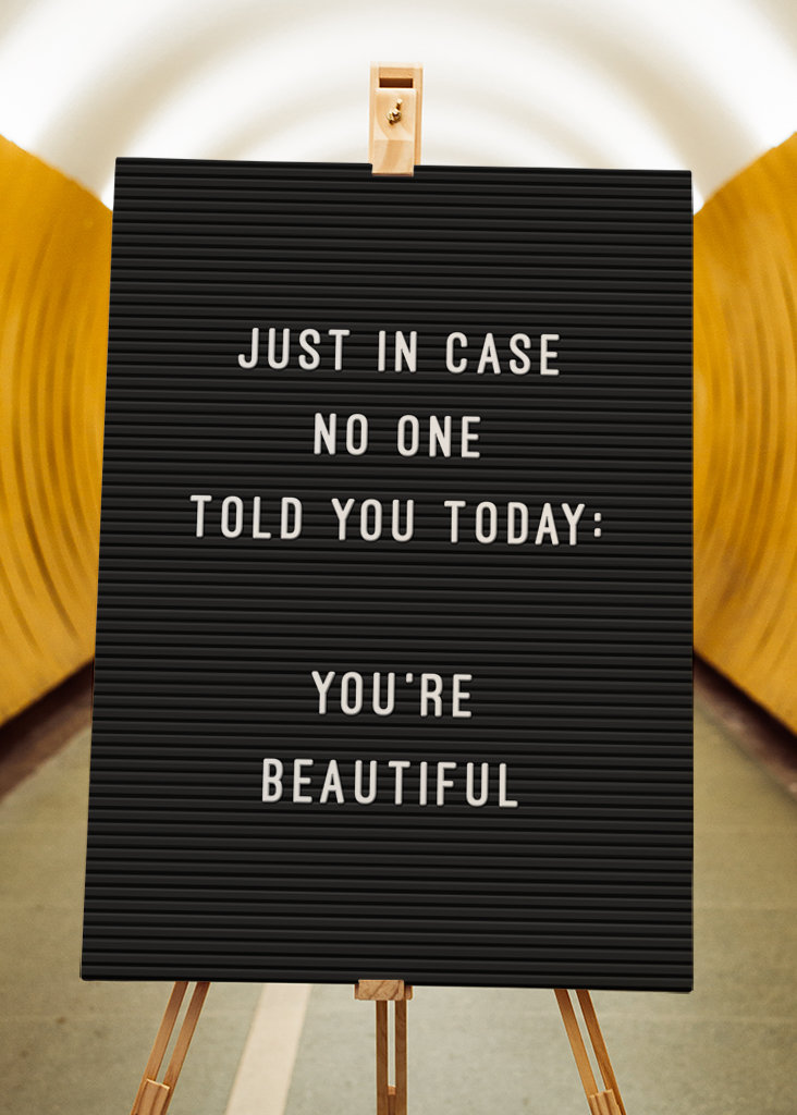 Letterboard You're Beautiful