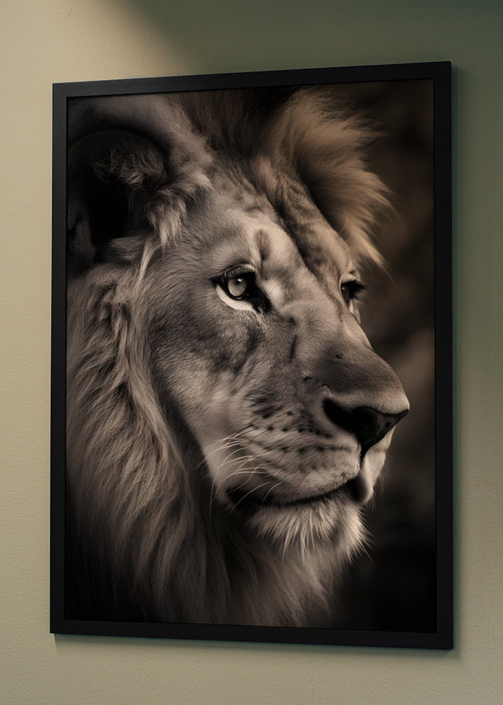 Majestätischer Löwe