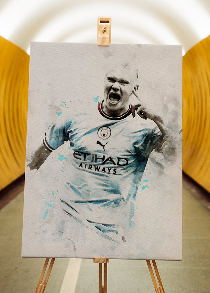 Erling Haaland Painting