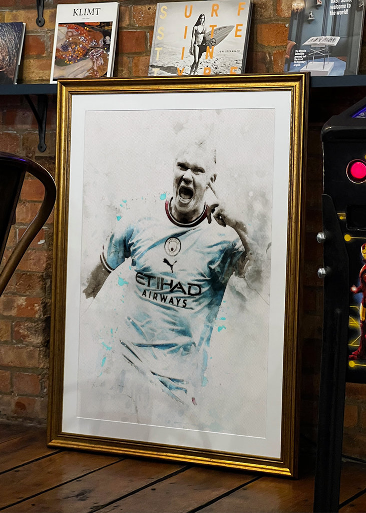 Erling Haaland Painting