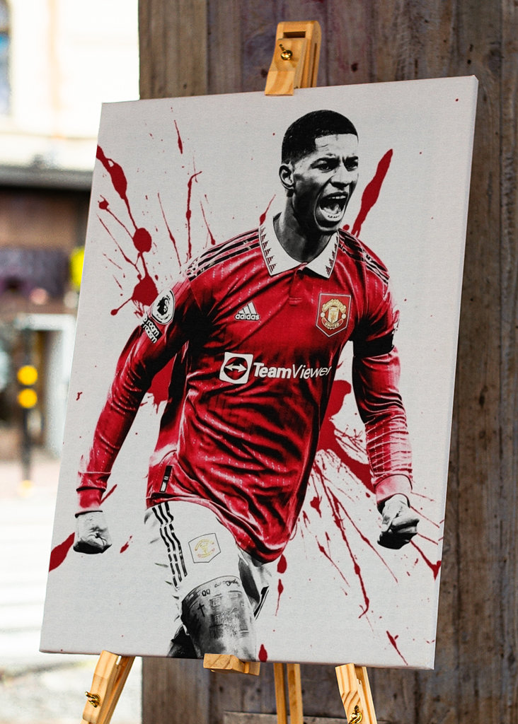 Marcus Rashford Painting