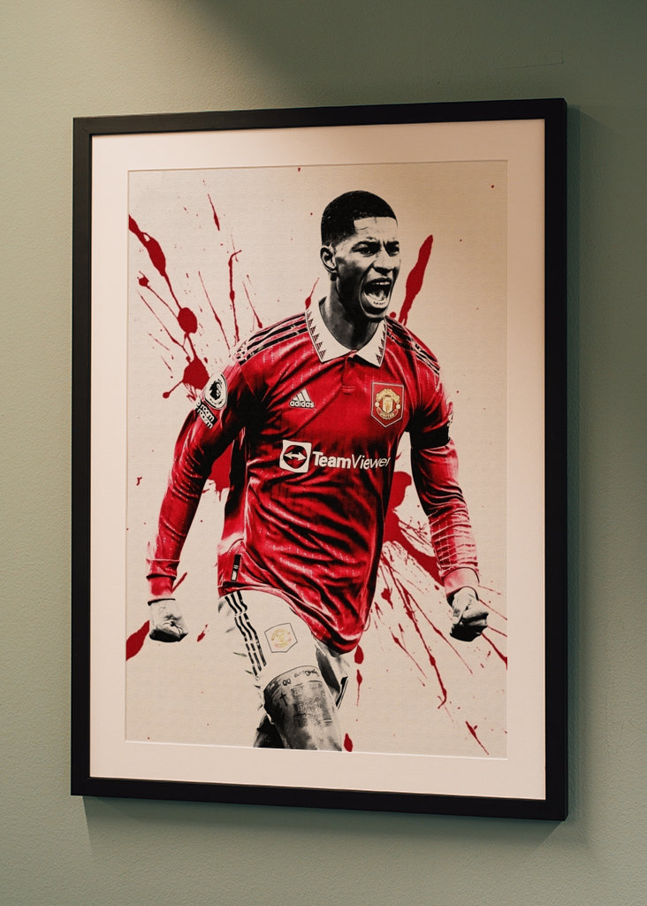 Marcus Rashford Painting