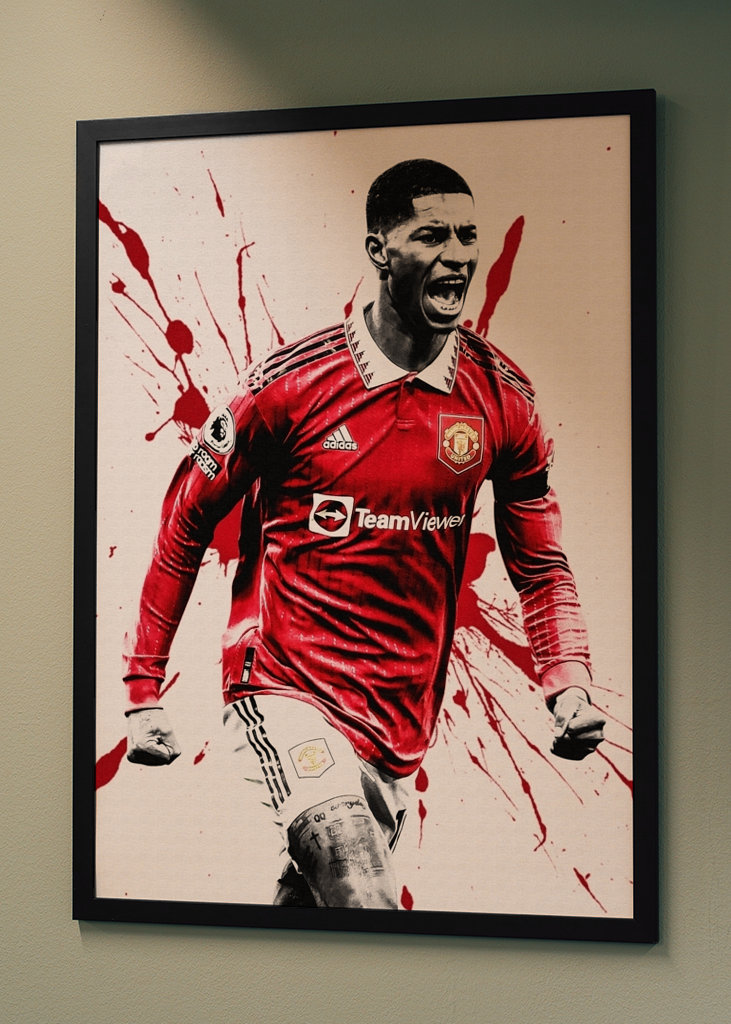 Marcus Rashford Painting