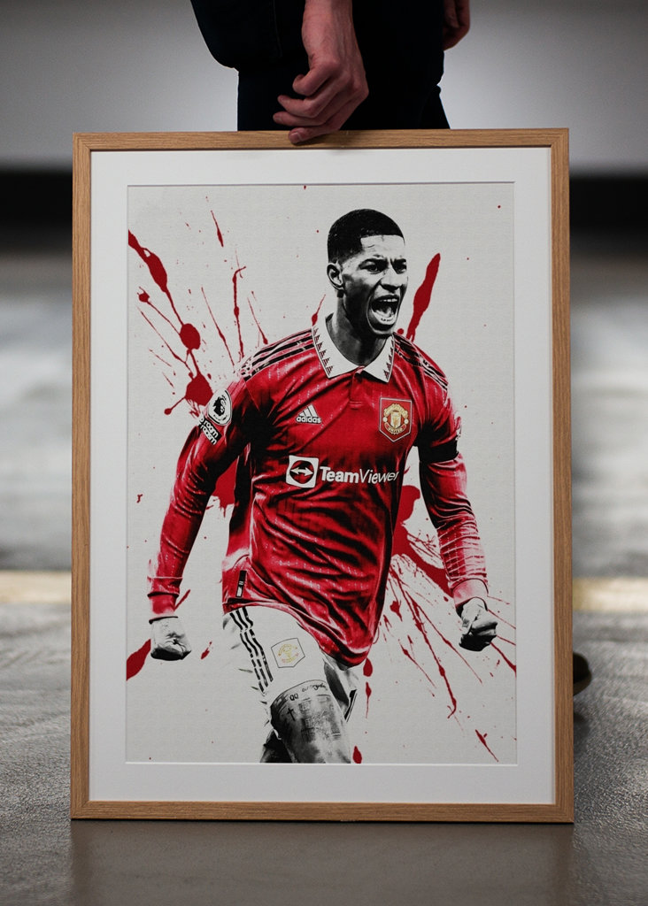 Marcus Rashford Painting