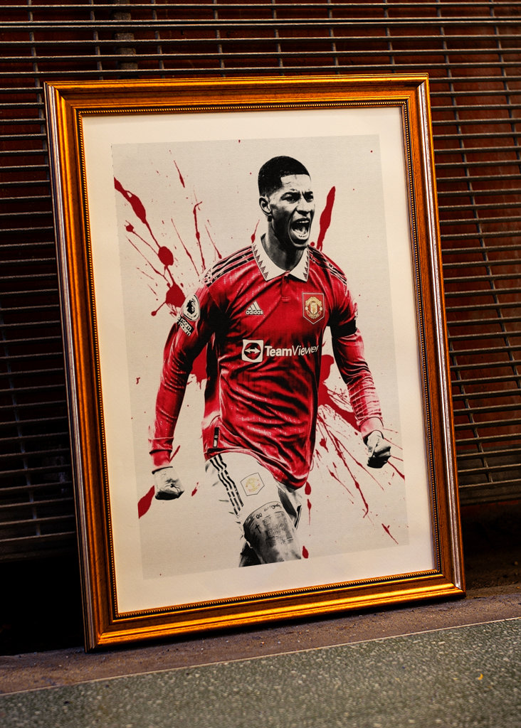 Marcus Rashford Painting