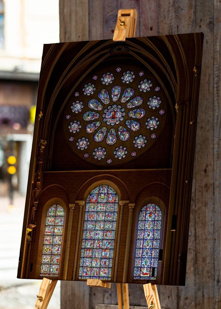 Kirchenfenster in Chartre