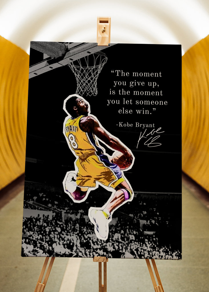 Kobe Bryant Quote Poster