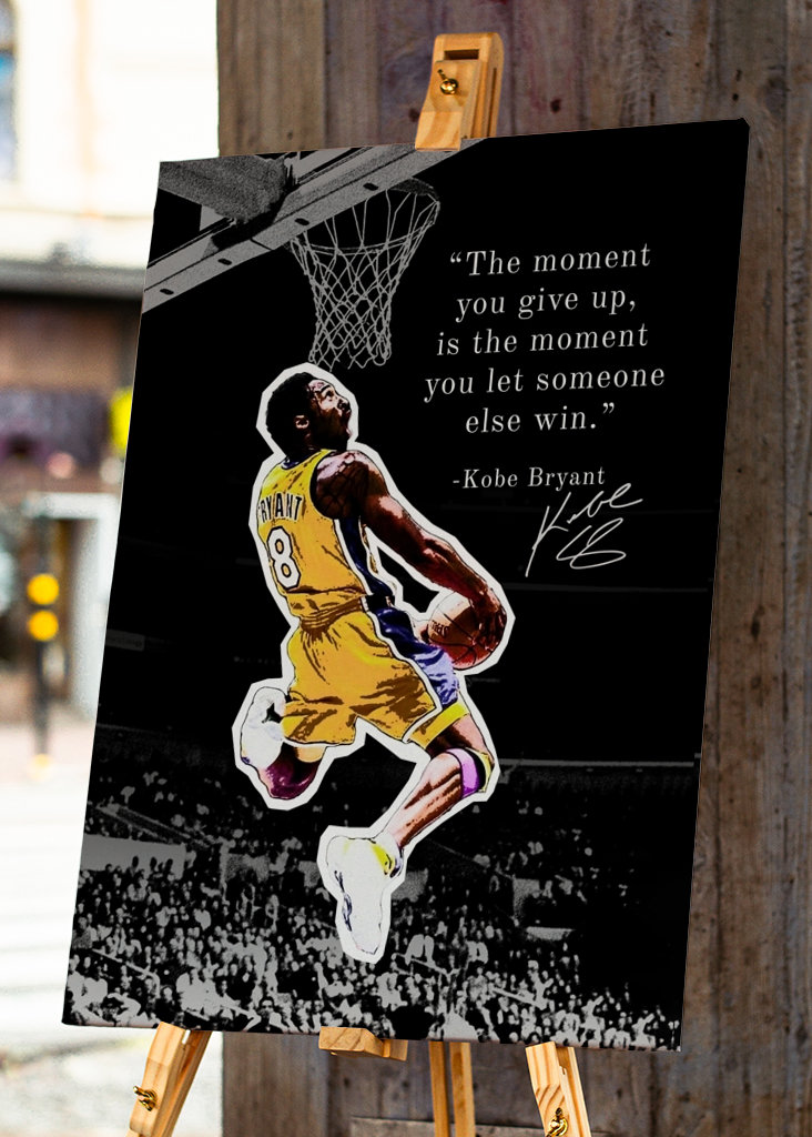 Kobe Bryant Quote Poster