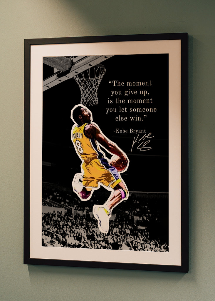Kobe Bryant Quote Poster