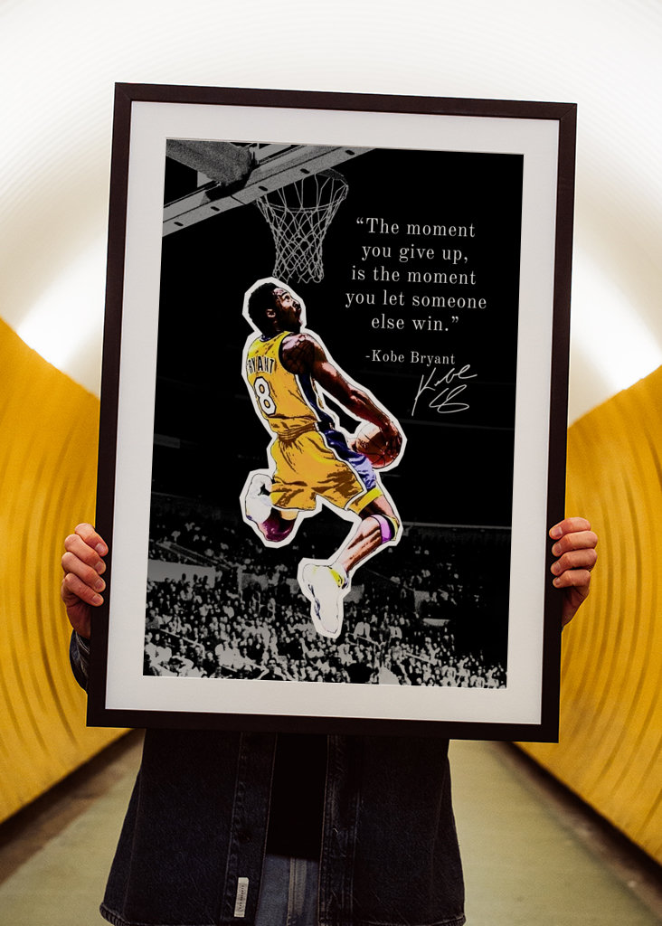 Kobe Bryant Quote Poster
