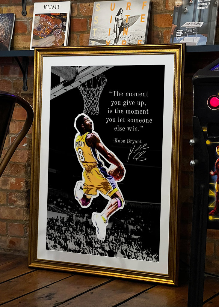 Kobe Bryant Quote Poster