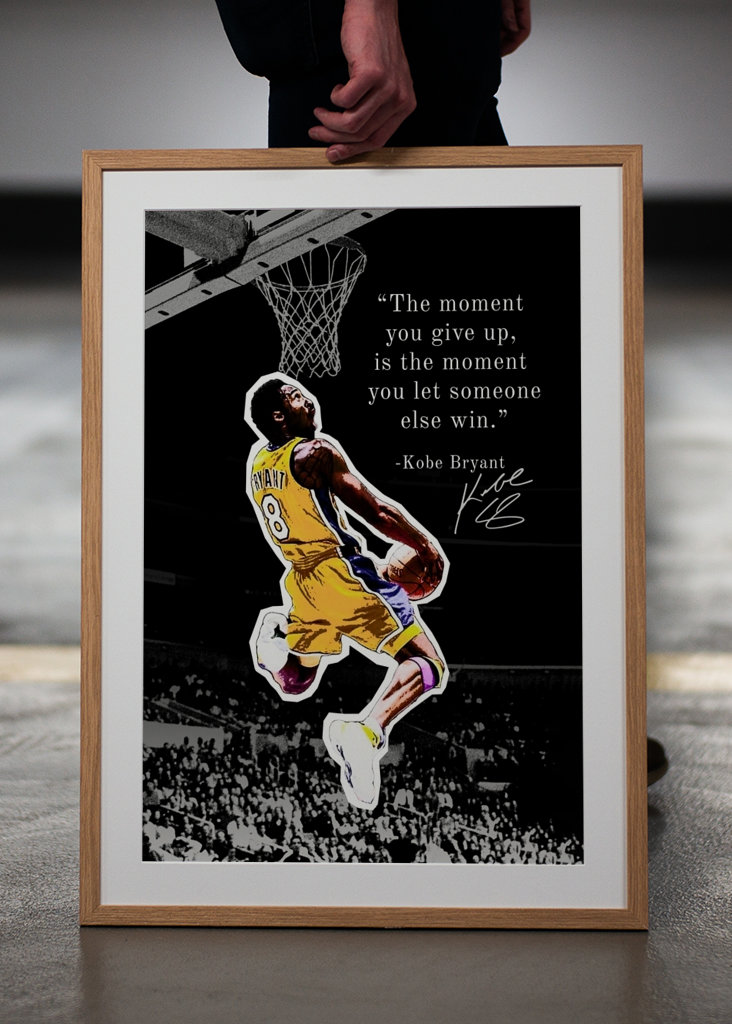 Kobe Bryant Quote Poster