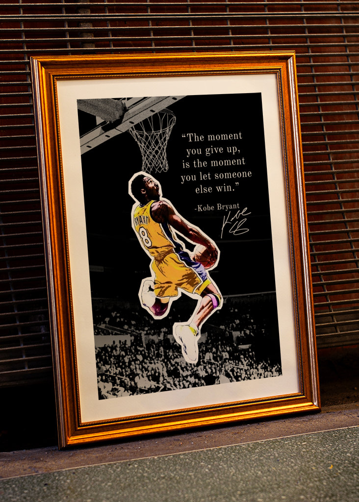 Kobe Bryant Quote Poster