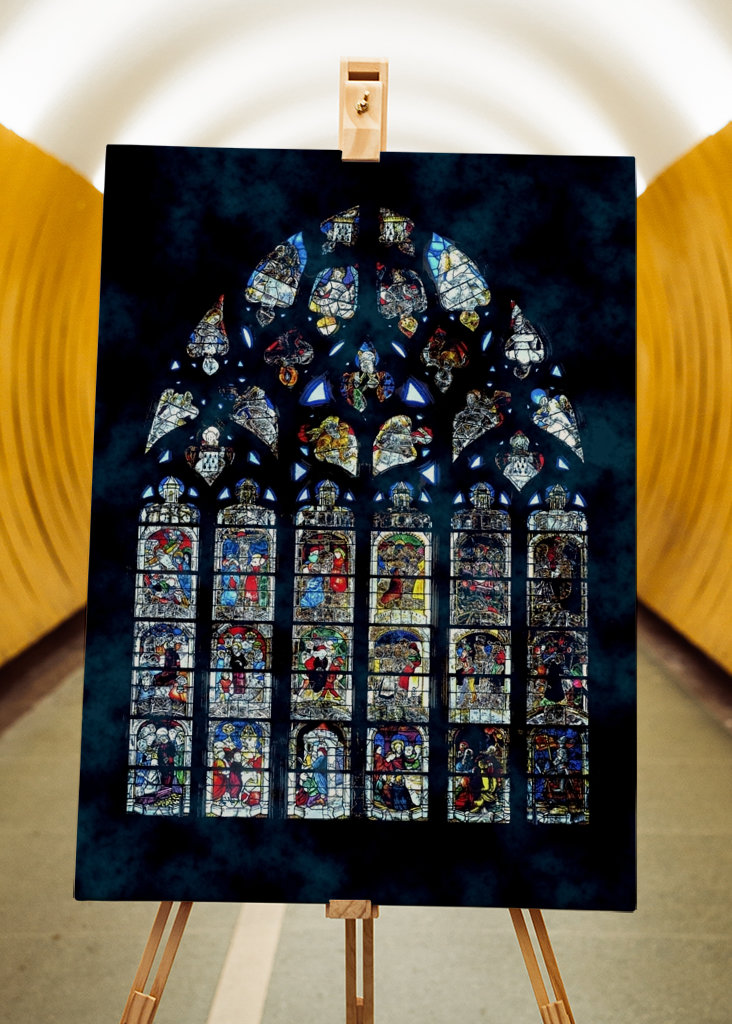Kirchenfenster in Locronan
