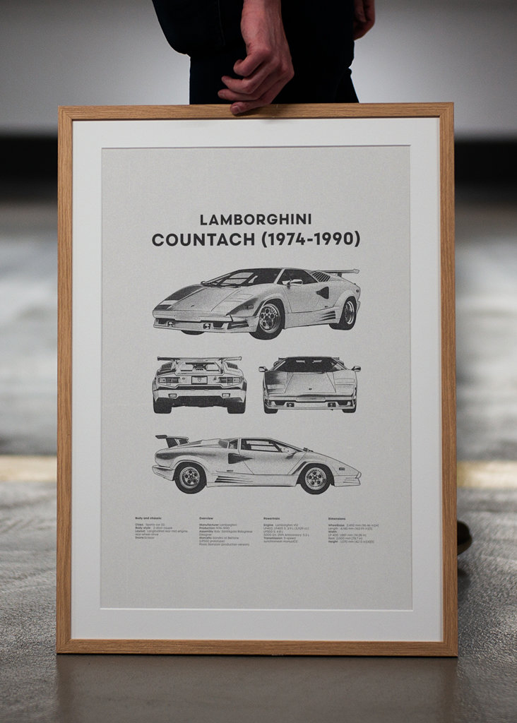 LAMBORGHINI COUNTACH POSTER