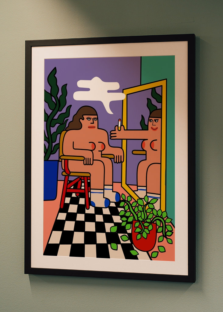 Women and Her Mirror