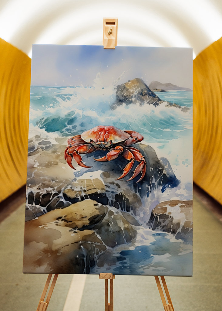 Acquerello di granchio
