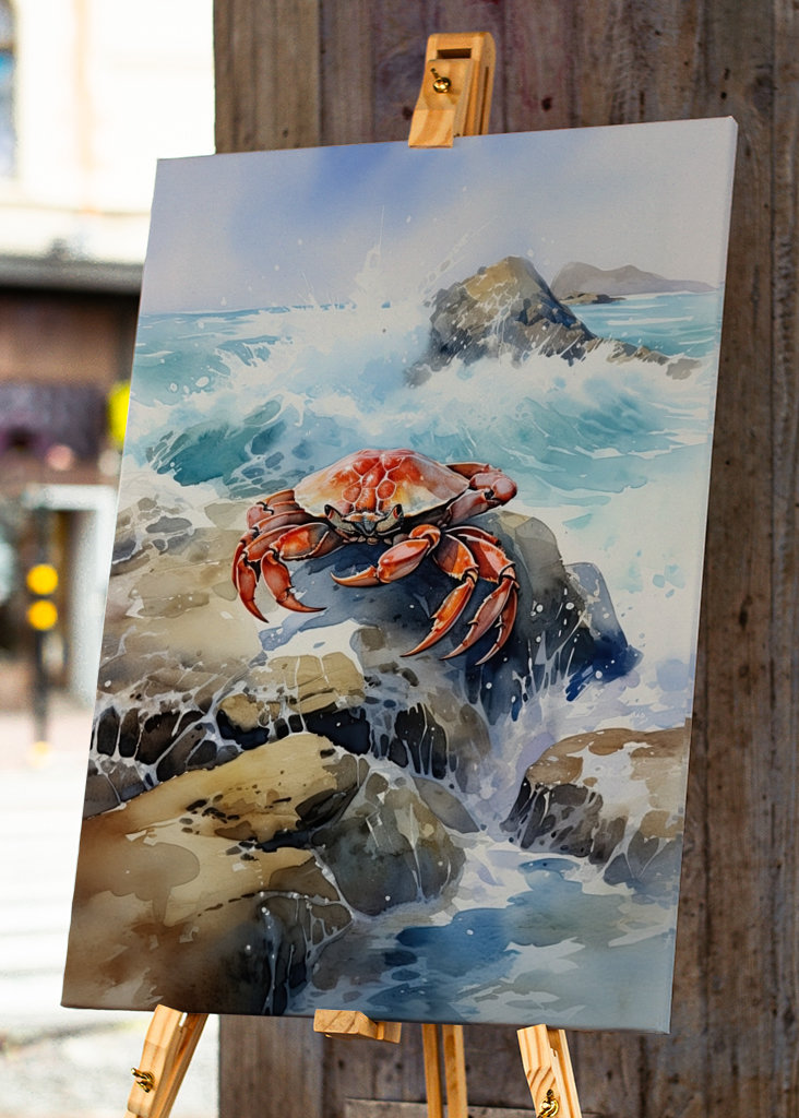 Acquerello di granchio