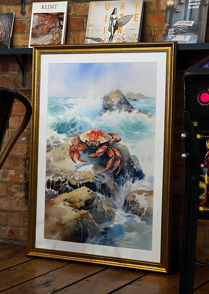 Acquerello di granchio