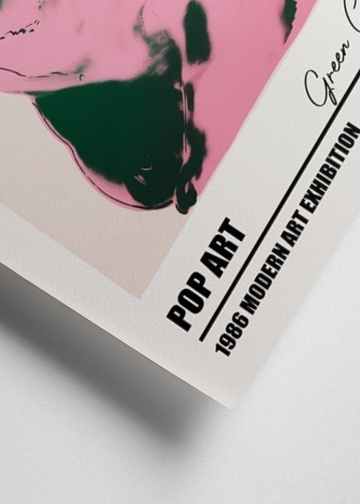 Andy Warhol Pink Cat Poster