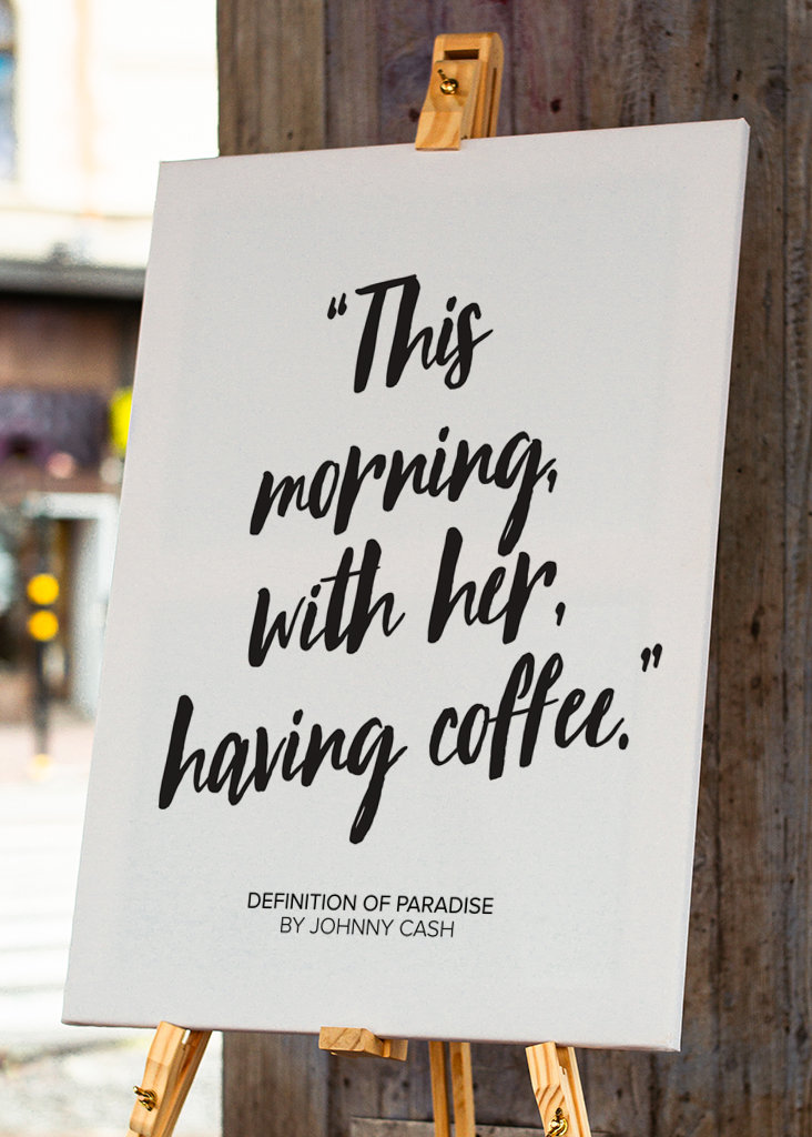 Kaffee Zitat Johnny Cash