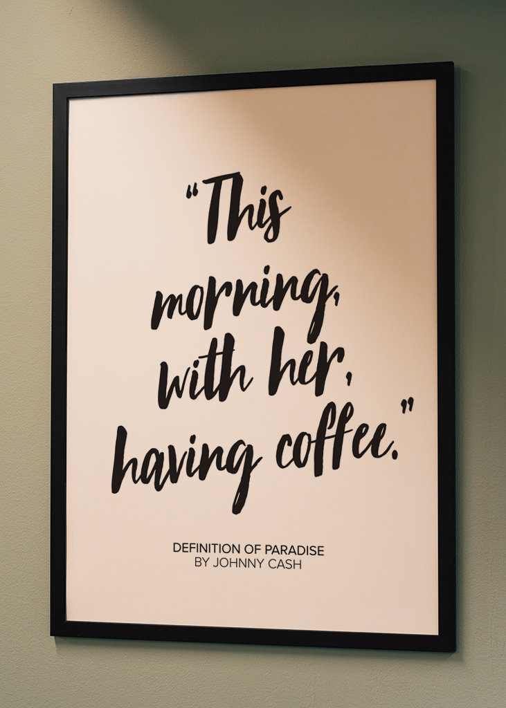 Kaffee Zitat Johnny Cash