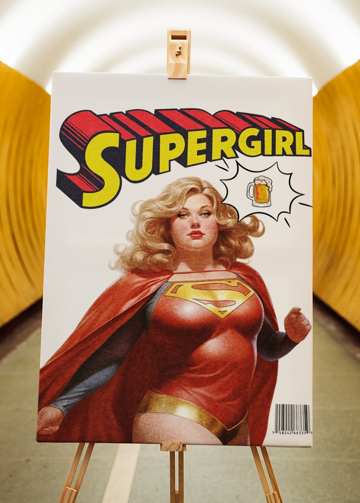 super girl magazine cover