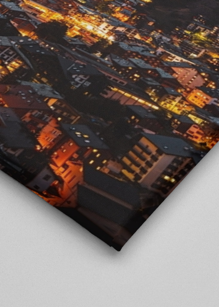 Zermatt s Matterhornem v noci