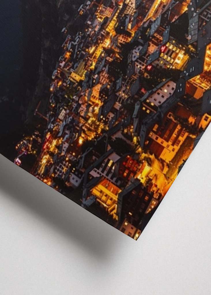 Zermatt s Matterhornem v noci