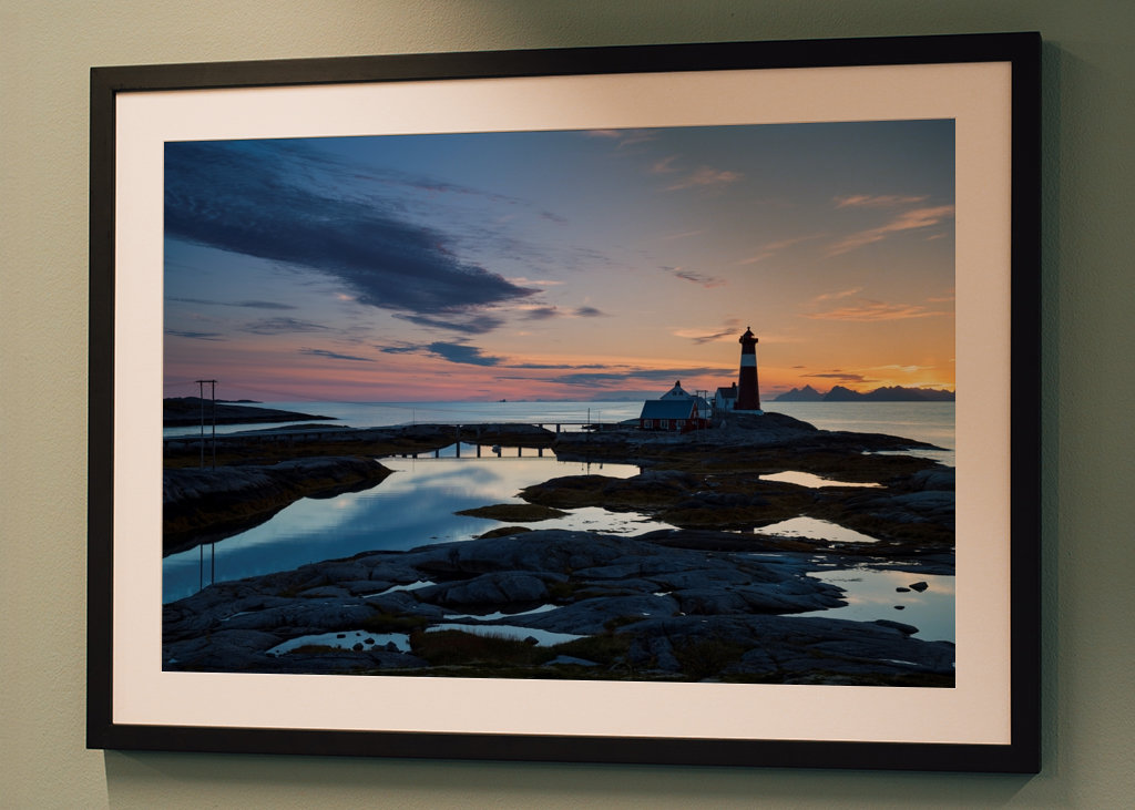 Tranöy Lighthouse in Blue Hour