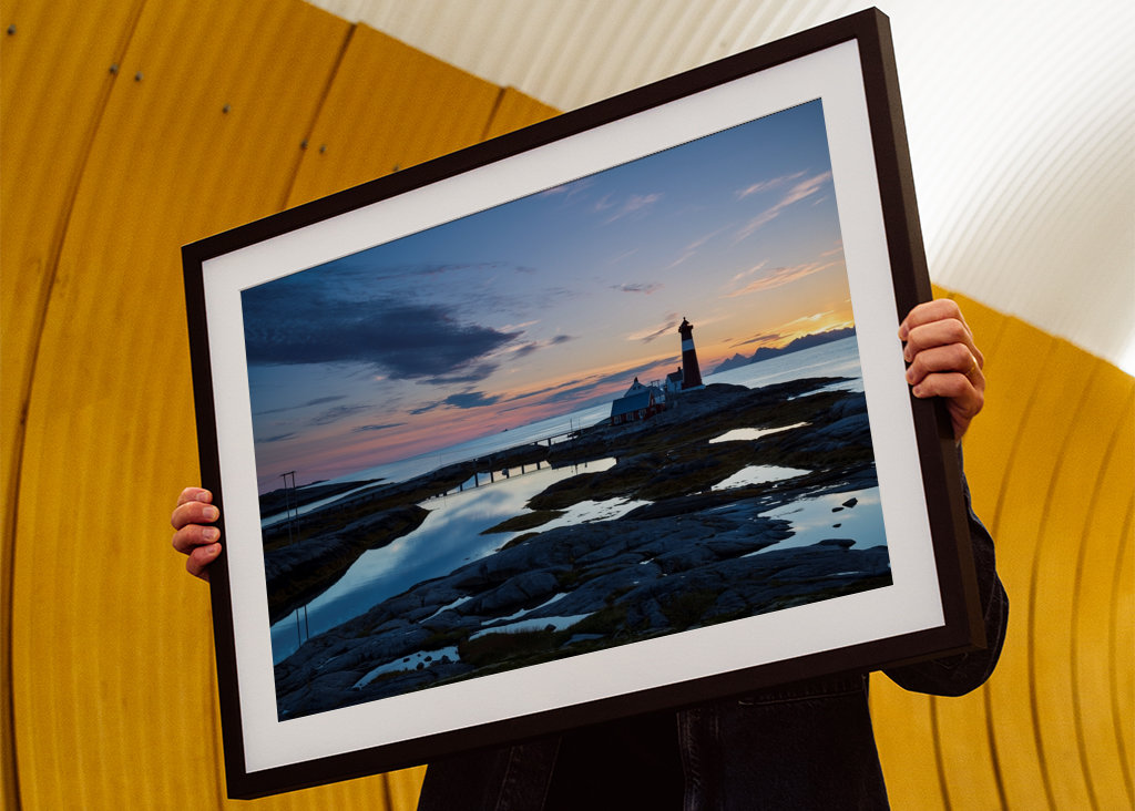 Tranöy Lighthouse in Blue Hour