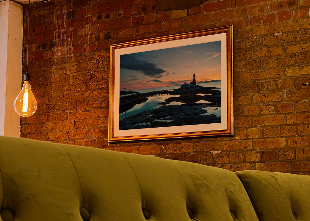 Tranöy Lighthouse in Blue Hour