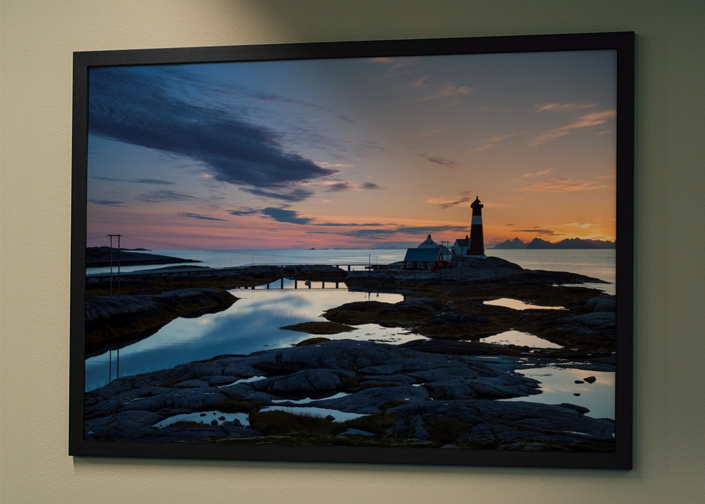 Tranöy Lighthouse in Blue Hour