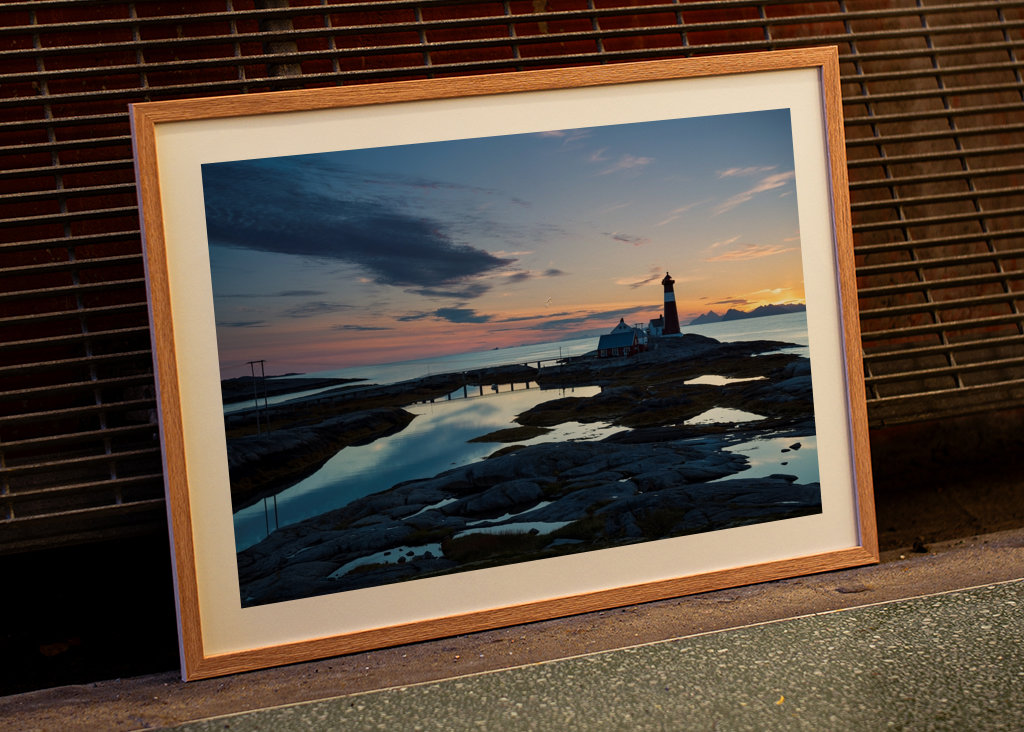 Tranöy Lighthouse in Blue Hour